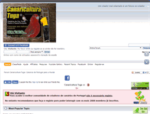 Tablet Screenshot of canariculturatuga.com